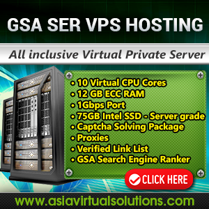 GSA SER VPS website